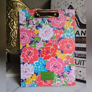 Kate Spade Sunset Blooms Clipboard Folio NEW